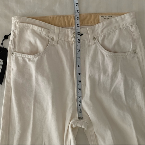 NWT Rag & Bone Engineer Jean Worn White Button Fly - Picture 7 of 13